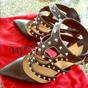 Christian Louboutin Studded Slingback 38.5